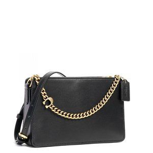 Coach Signature Chain Crossbody Black